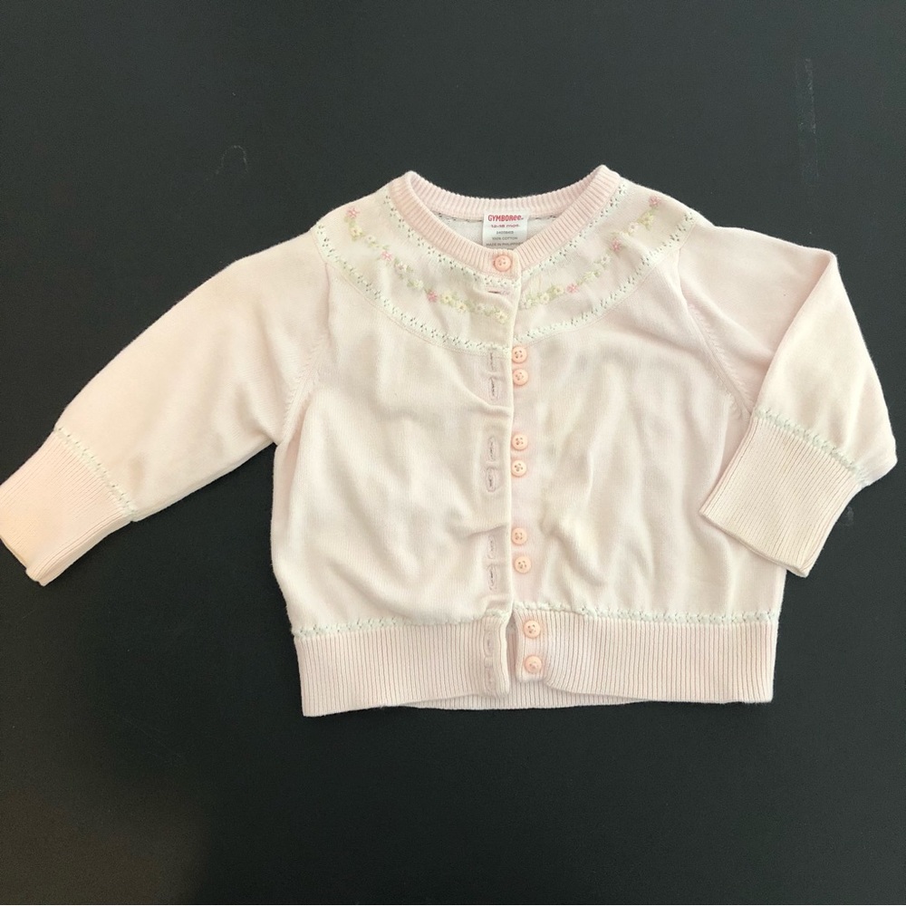 Gymboree Lovely In Lace Light Pink Cardigan Size 12-18 Months *See Description*